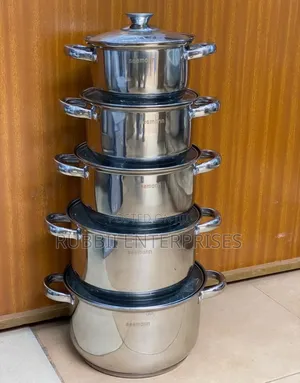 Seeman 5-Piece Cooking Pot Set