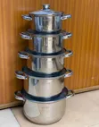 Seeman 5-Piece Cooking Pot Set - 1