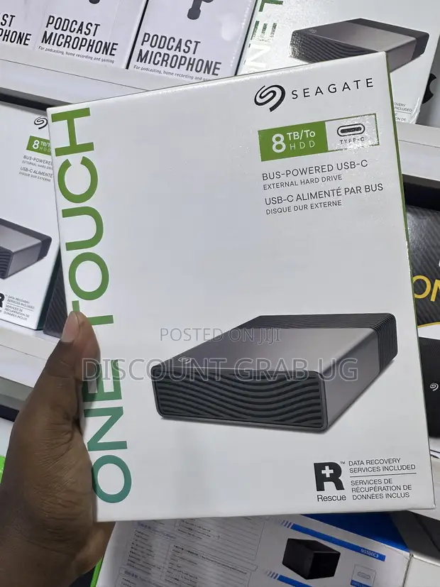 Seagate One Touch 8TB USB-C External HDD - 1