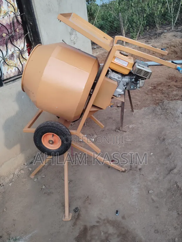 One Man Operational Petrol Concrete Mixer - 1