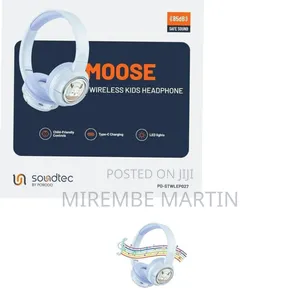 Soundtec Moose Wireless Kids Headphones - Multicolor