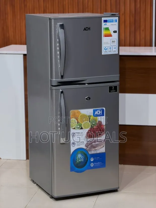 ADH 108 Litres Double Door Refrigerator - Silver - 1