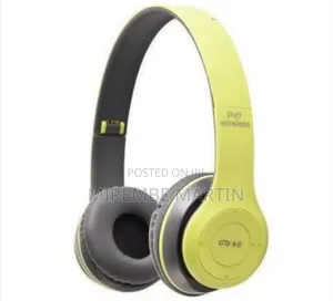 P47 Wireless Foldable Over-Ear Headphones - Multicolor