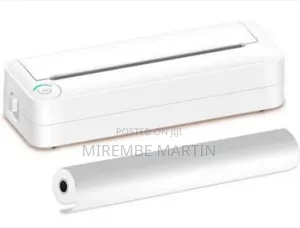 Portable Wireless Thermal Printer with Paper Roll