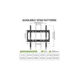 Flat Panel TV Wall Mount for 26-63 Inch TVs - Fixed Bracket - 2