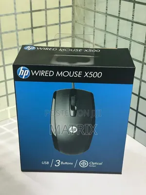 HP X500 Optical Wired USB Mouse