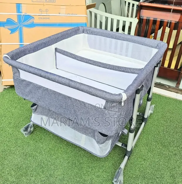 Baby Bassinet Bedside Sleeper for Two Babies - 1
