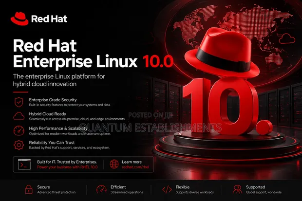 Red Hat Enterprise Linux 10.0 Operating System - 1