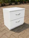 White Bedside Drawers - 1