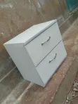 White Bedside Drawers - 2