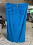 Large Royal Blue 100% Cotton Bath Towel - 2