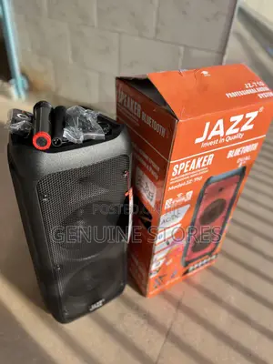 Jazz Portable Rechargeable Speaker 8" with 2 Microphones