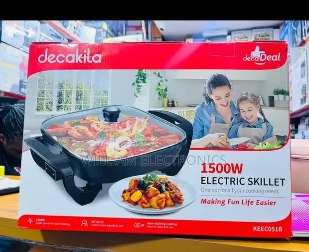 Brand New Decakila Electric Skillet (1500W) - 1