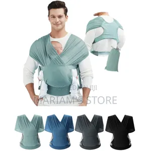 Baby Wrap Carrier with Supportive Waist Belt