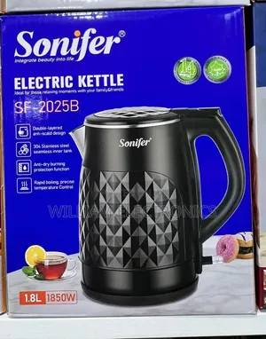 Sonifer 1.8L Electric Kettle - Black