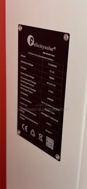 Felicitysolar 10kWh 48V Lithium Ion Battery