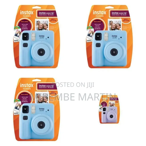 Fujifilm Instax Mini SE Instant Camera Film Bundle - 1
