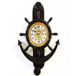 Anchor Pendulum Wall Clock - Brown/Black - 1