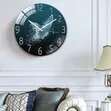 12" 30cm Round Silent Battery Operated Quartz Decorative Clock - 1