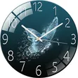 12" 30cm Round Silent Battery Operated Quartz Decorative Clock - 2