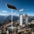 3.0m King Light Solar Street Light - Blue Carbon - 2