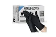 100 Pcs Black Nitrile Disposable Gloves - 4