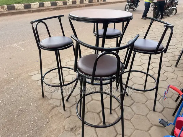 Dark Chocolate Bar Stool Set - 1