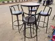 Dark Chocolate Bar Stool Set - 1