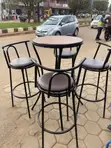 Dark Chocolate Bar Stool Set - 2