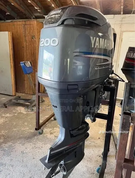 Yamaha 200hp Four Stroke Boat Engine - 1