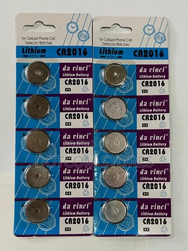 10pcs Davinci CR2016 Coin Cell Button Batteries Lithium - 1