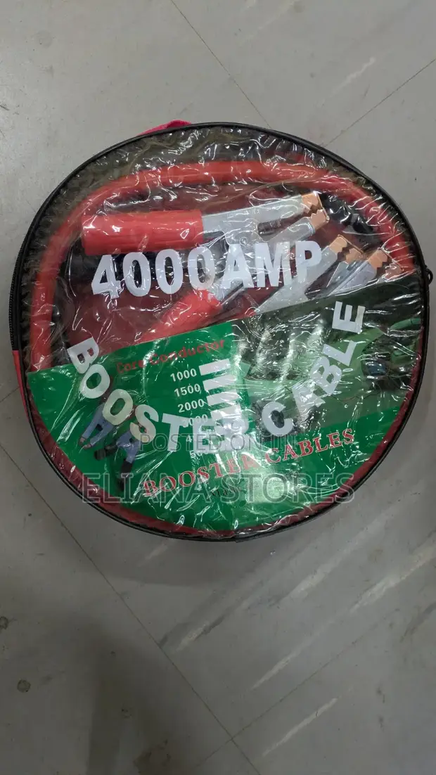 4000AMP Heavy-Duty Booster Cables - 1