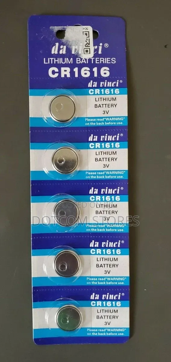 5pcs CR1616 Lithium Batteries 3V - 1