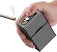 Electric Lighter Cigarette Case - 4
