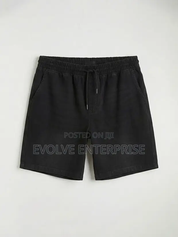 Men's Loose Fit Jeans Denim Shorts - 1