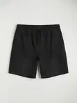 Men's Loose Fit Jeans Denim Shorts - 1