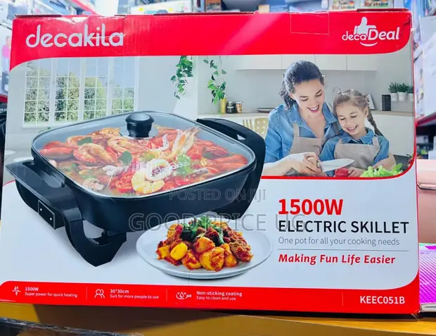 Decakila Electric Skillet KEEC051B - 1