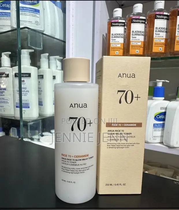 Anua Rice 70+ Ceramide Glowy Milky Toner - 1