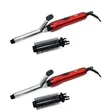 Professional Hair Curling Iron with Styling Brush - 1