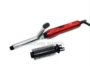 Professional Hair Curling Iron with Styling Brush