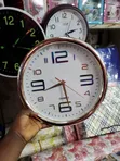 12-Inch Silent Quartz Wall Clock - Rose Gold Frame - 3