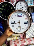 12-Inch Silent Quartz Wall Clock - Rose Gold Frame - 5