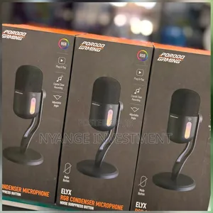 Porodo Gaming Elyx RGB Condenser Microphone