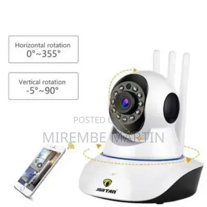 High-Definition Wireless Smart Security Camera with Triple Antenna