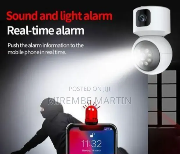 Smart Wi-Fi PTZ Home Security Camera - 1
