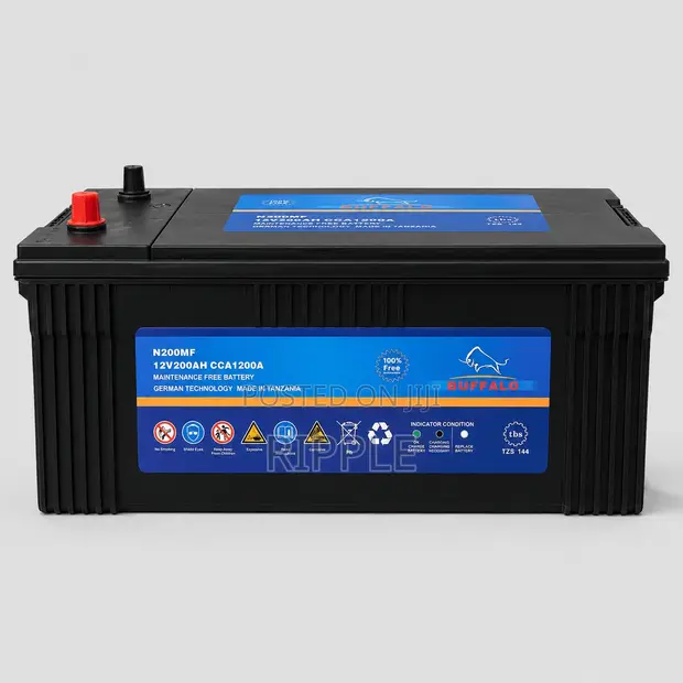 200Ah Buffalo N200MF 12V Maintenance-Free Battery - 1