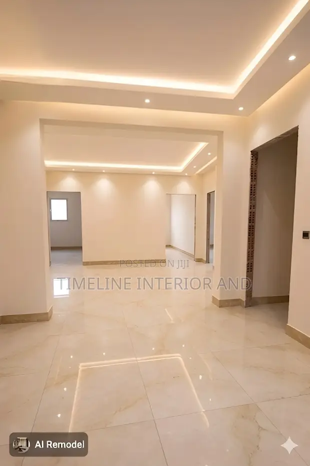 Luxury Gypsum Ceiling with LED Strip Lighting Installation - 1
