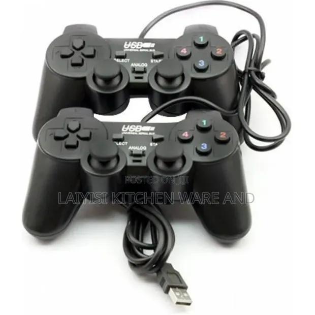 Ucom Vibrate Double Controller Joystick Joy Pad for PC - 1