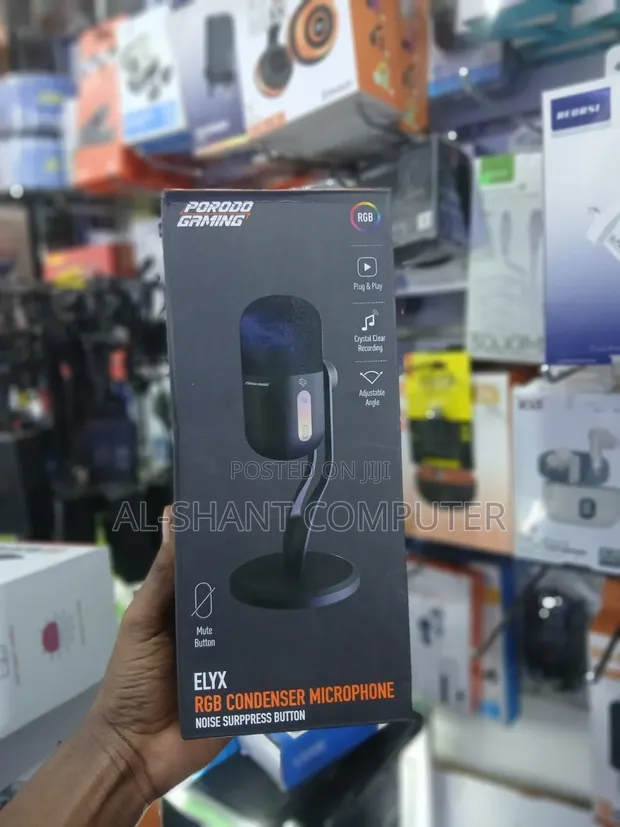 Porodo Elyx RGB Condenser Microphone - 1
