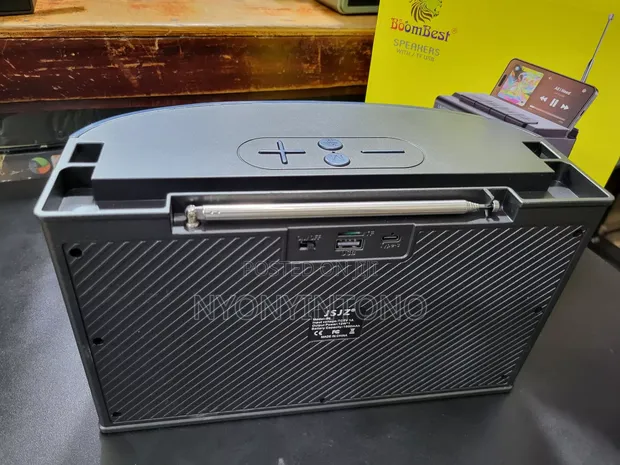 JZ1131 Mini Portable Speaker with Solar Charging & RGB Lights - 1